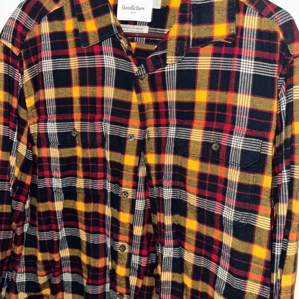 Goodfellow & Co Multicolor Plaid Shirt
